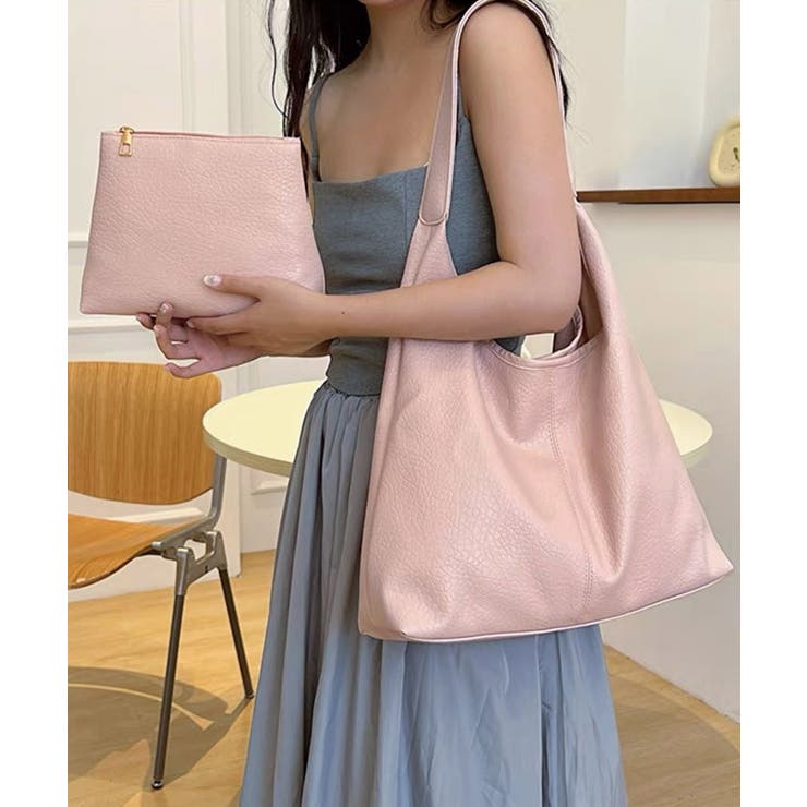 ピンク | ポーチ付きショルダーバッグ レディース | SUNSHINE CLOSET