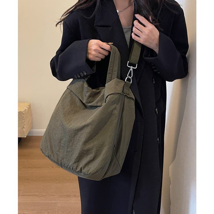 カーキ | 2WAY ソフトトート ショルダーバッグ | Miniministore