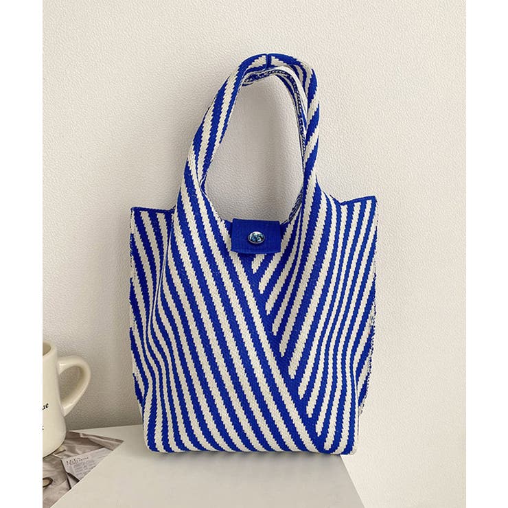 ストライプニットバッグ ミニバッグ [品番：II000011618]｜Miniministore（ミニミニストア）のレディースファッション通販｜SHOPLIST（ショップリスト）