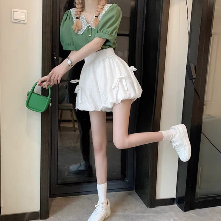 ショートパンツ レディース 春夏 韓国風[品番:II000010847 ショートパンツ レディース 春夏 韓国風[品番:II000010847