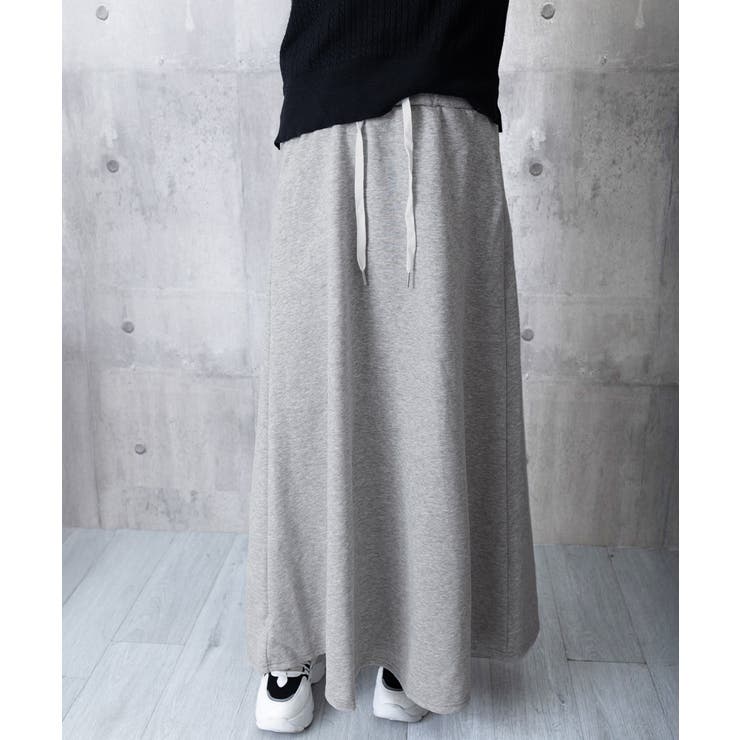 スウェットロングスカート 美脚 春秋冬 | Miniministore | 詳細画像12 