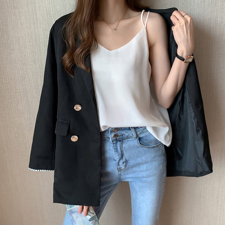 miniministore シフォン キャミソール バッククロス 夏