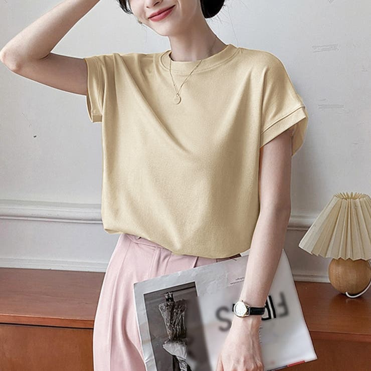 フレンチスリーブ 半袖 Tシャツ 韓国風 | Miniministore | 詳細画像10 