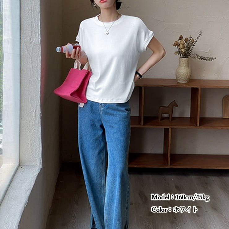 フレンチスリーブ 半袖 Tシャツ 韓国風 | Miniministore | 詳細画像5 