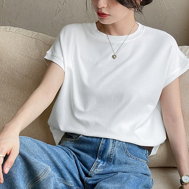 フレンチスリーブ 半袖 Tシャツ 韓国風 | Miniministore | 詳細画像6 
