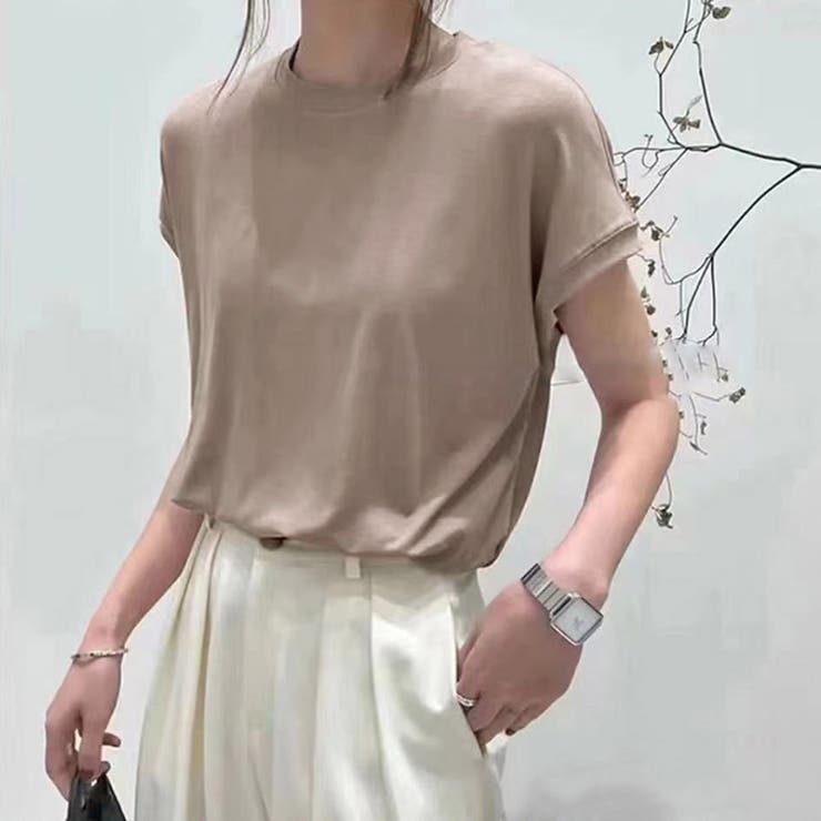 フレンチスリーブ 半袖 Tシャツ 韓国風 | Miniministore | 詳細画像9 