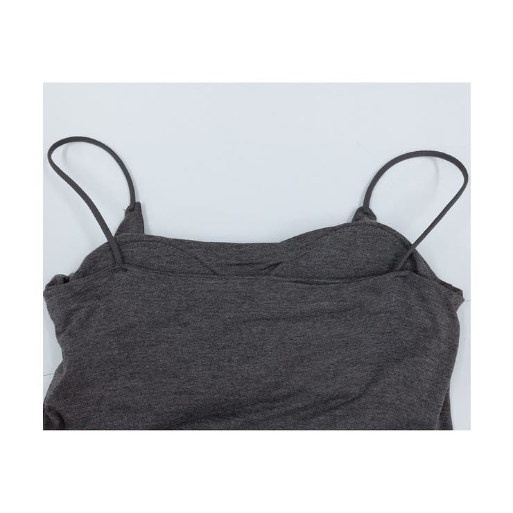 カップ付き Uネックキャミソール 韓国風 | Miniministore | 詳細画像15 