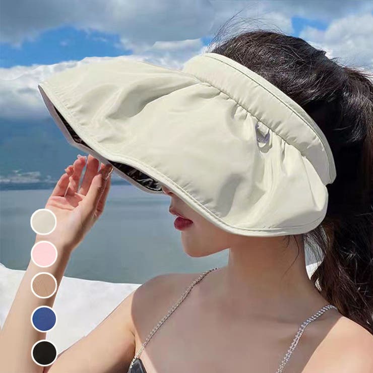 レディース 日焼け防止 つば広帽子 | Miniministore | 詳細画像1 