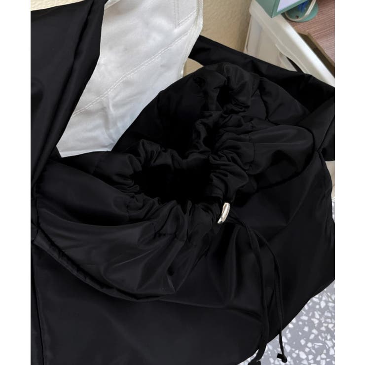 ドローコード巾着 ショルダーバッグ | Miniministore | 詳細画像12 