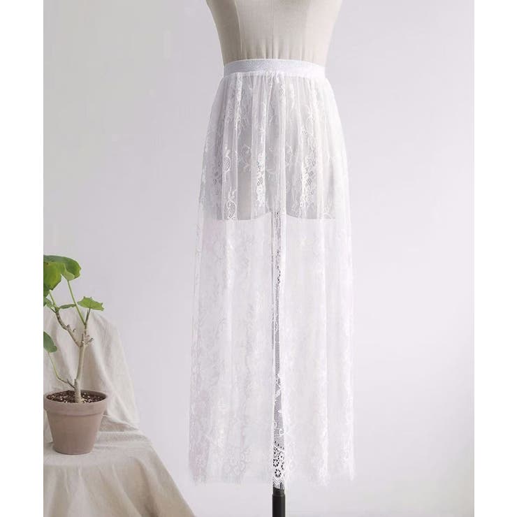 ロング丈 チュールスカート シースルー | Miniministore | 詳細画像10 