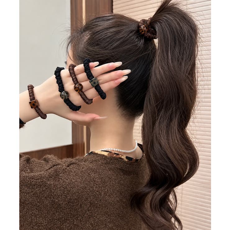 ヘアゴムヘアアクセサリー4色セット韓国風 | Miniministore | 詳細画像8 