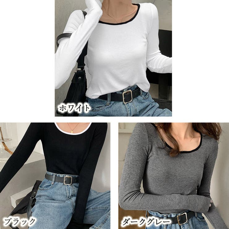 長袖Tシャツ レディース秋服 カットソー | Miniministore | 詳細画像2 