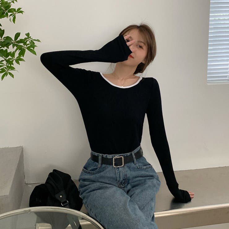 長袖Tシャツ レディース秋服 カットソー | Miniministore | 詳細画像6 