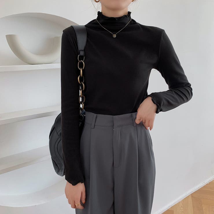 ハイネック カットソー 春秋  インナー[品番：II000008012]｜Miniministore（ミニミニストア）のレディースファッション通販｜SHOPLIST（ショップリスト）