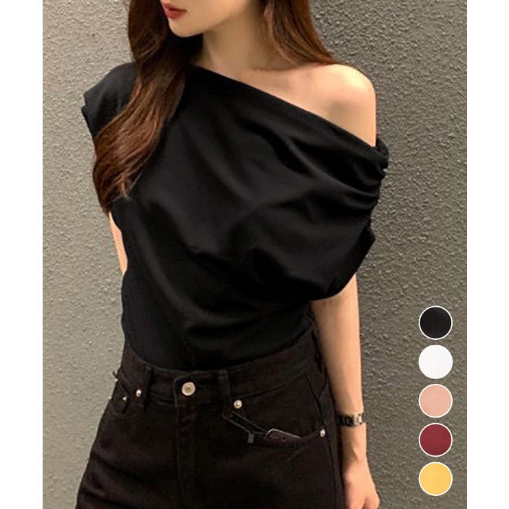 オフショルダーTシャツ カットソー 半袖 | Miniministore | 詳細画像1 