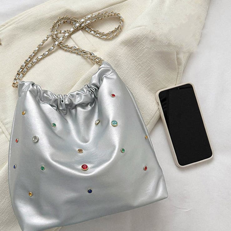 未使用！Mary Frances ビジュー チェーンショルダー　バッグ ショルダーバッグ バッグ ビジュー付きチェーンバッグ