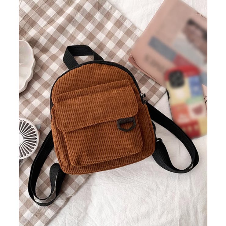 コーデュロイ リュックバッグ 軽量 | Miniministore | 詳細画像13 