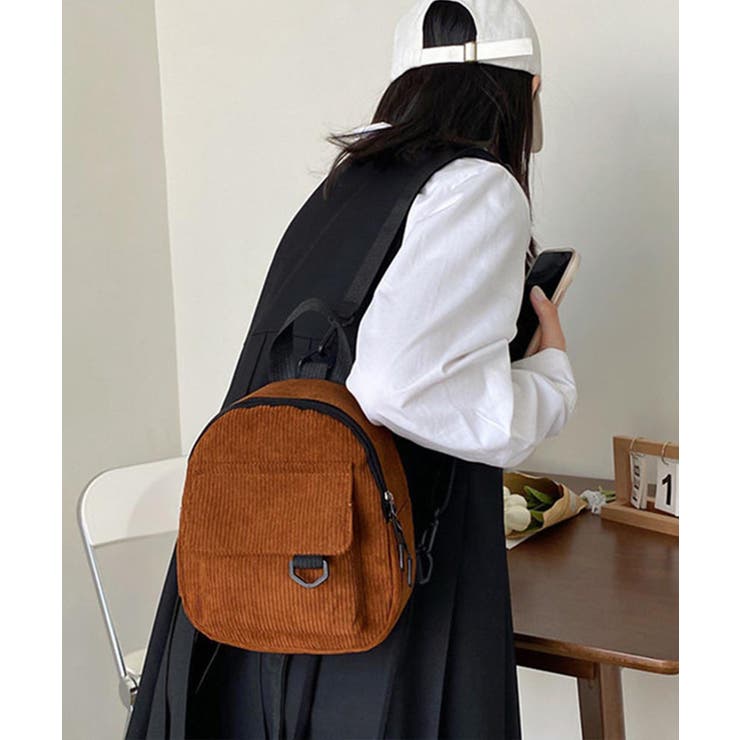 コーデュロイ リュックバッグ 軽量 | Miniministore | 詳細画像2 