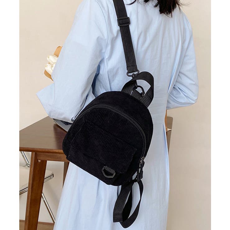 コーデュロイ リュックバッグ 軽量 | Miniministore | 詳細画像5 