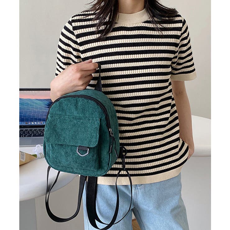コーデュロイ リュックバッグ 軽量 | Miniministore | 詳細画像6 