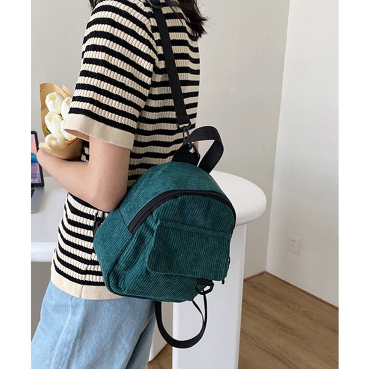 コーデュロイ リュックバッグ 軽量 | Miniministore | 詳細画像7 