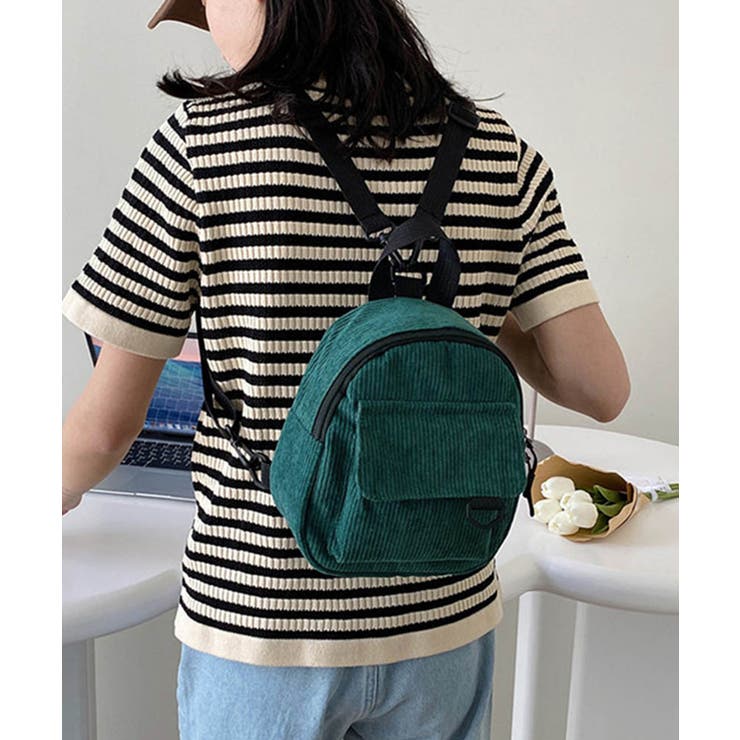 コーデュロイ リュックバッグ 軽量 | Miniministore | 詳細画像8 