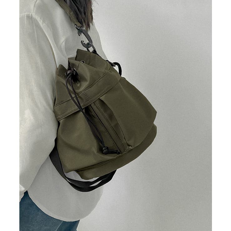 ショルダーバッグ 巾着デザイン バケツ型 | Miniministore | 詳細画像4 