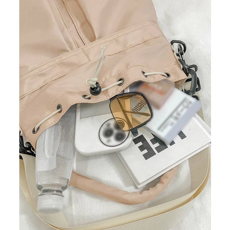 ショルダーバッグ 巾着デザイン バケツ型 | Miniministore | 詳細画像7 