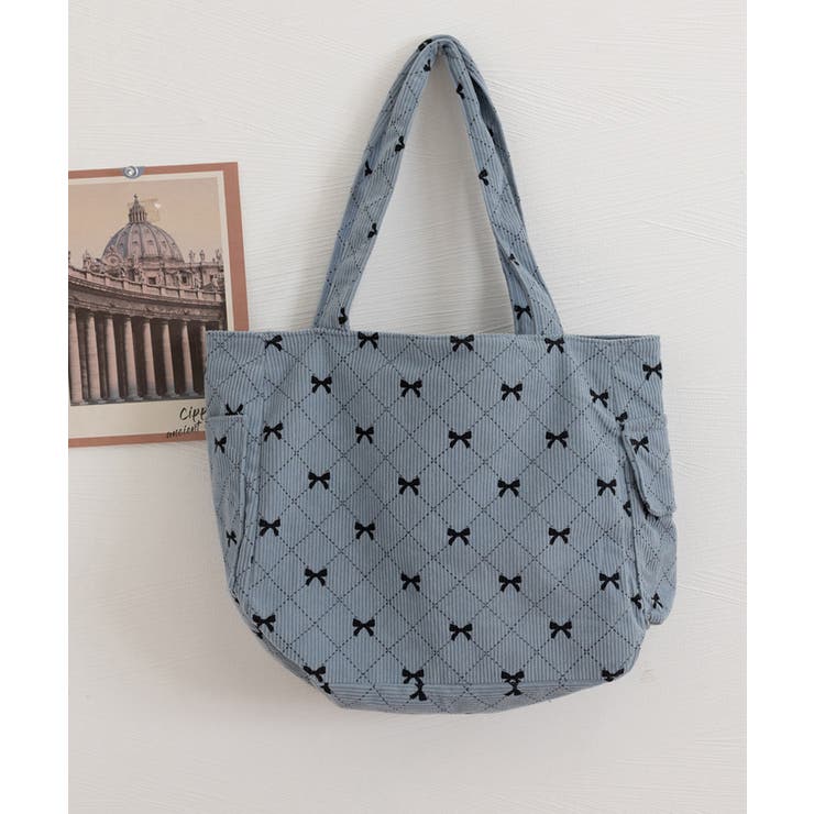 コーデュロイ マルチポケットトートバッグ | Miniministore | 詳細画像9 