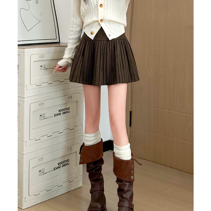 ニットプリーツ ミニスカート レディース | Miniministore | 詳細画像15 