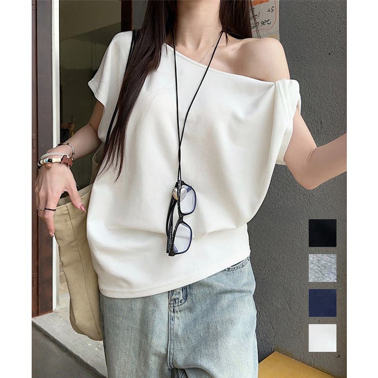 オフショルダーTシャツ 半袖 トップス | Miniministore | 詳細画像1 