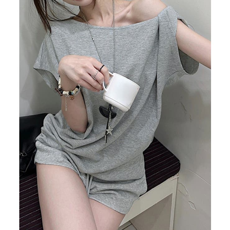 オフショルダーTシャツ 半袖 トップス | Miniministore | 詳細画像9 