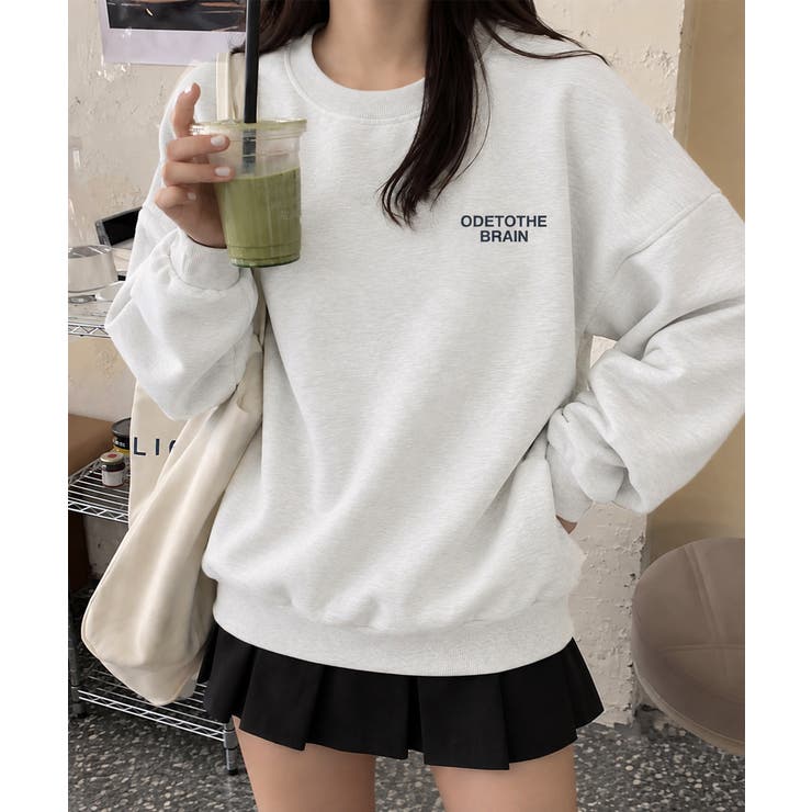ライトグレー（ホワイト寄り） | トレーナー レディース トップス | Miniministore