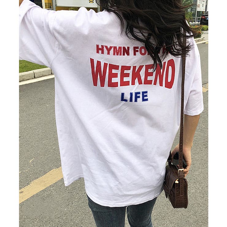 ホワイト | プリントTシャツ 半袖 新作 韓国風夏服 | Miniministore
