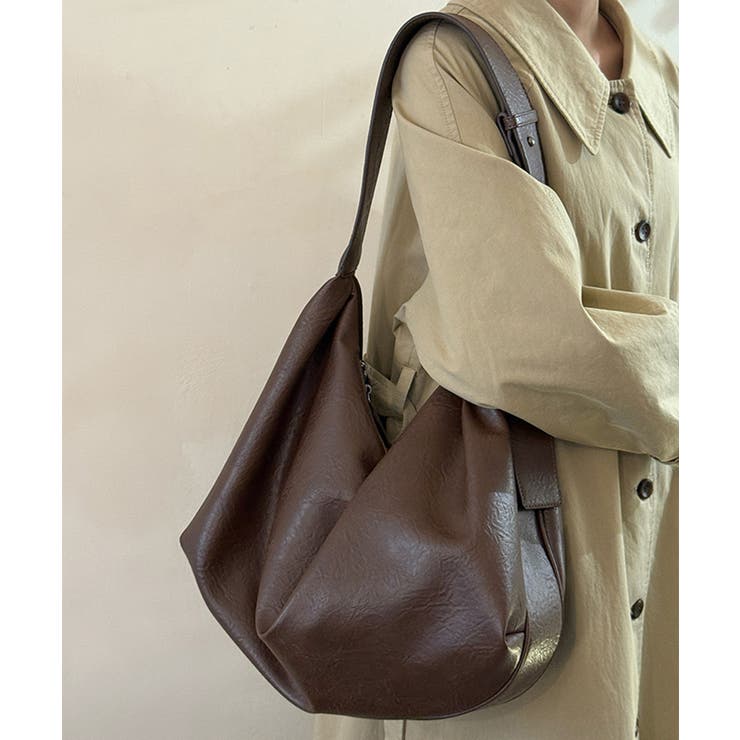 ブラウン | ショルダーバッグ 斜めがけバッグ 大容量 | SUNSHINE CLOSET