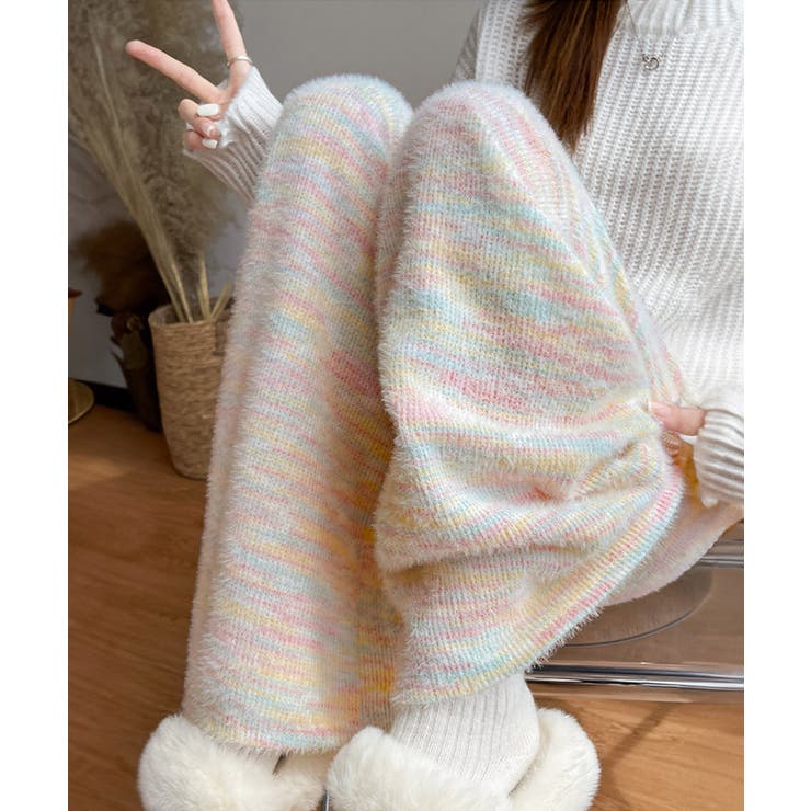 カラフル*ピンク | イージーパンツ ルームウエア 韓国風 | Miniministore