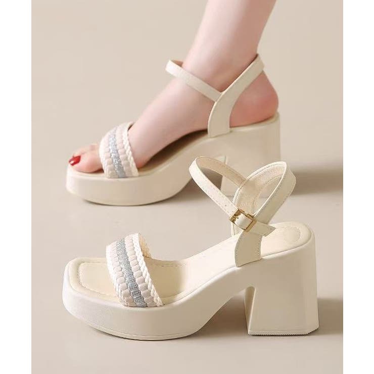 アイボリー | レディース コンフォート チャンキーヒール | SUNSHINE CLOSET