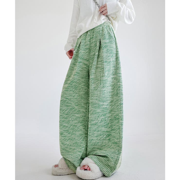 グリーン | ワイドパンツ レディース | Miniministore