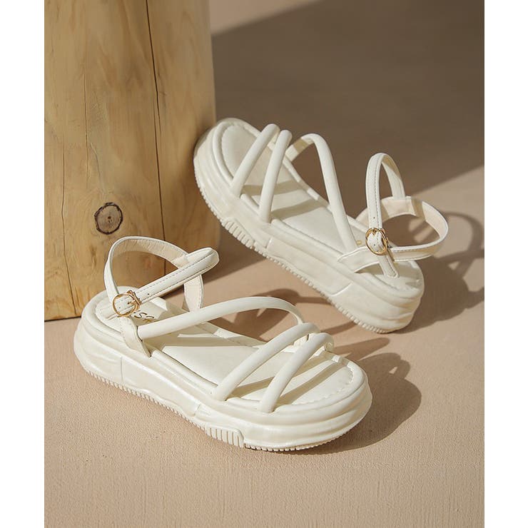 miniministore ウエッジサンダル レディース夏靴キラキラ