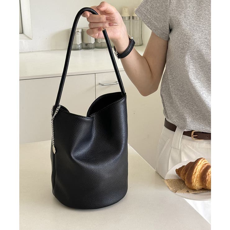 ブラック | バケットバッグ レディース 縦型 | Miniministore