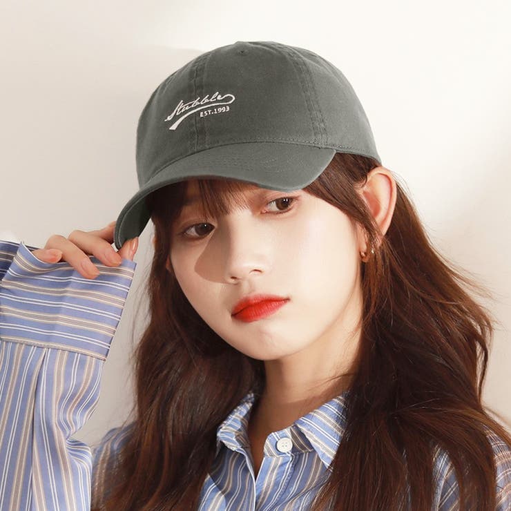 キャップ 刺しゅう 英字ロゴ 帽子 韓国 [品番：AGCW0004249]｜ANGELCLOSET（エンジェルクローゼット）のレディースファッション通販｜SHOPLIST（ショップリスト）