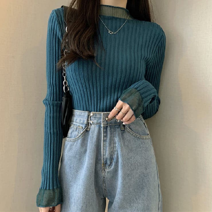 なんどいろ | 長袖 ニットセーター レディース レース | SUNSHINE CLOSET