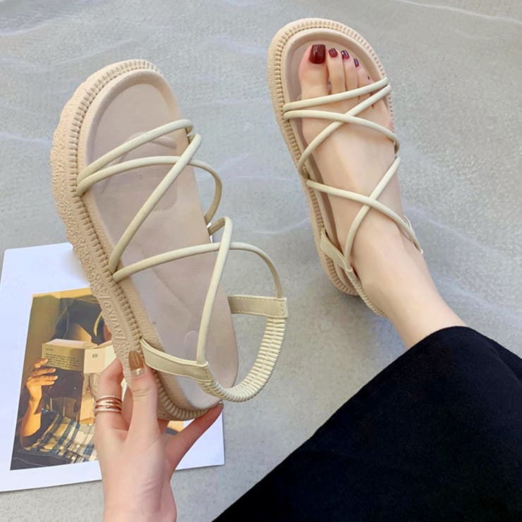 ベージュ | サンダル レディース 夏 | Miniministore