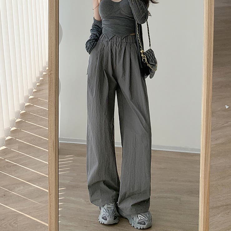 ダークグレー | リラックスパンツ レディース 薄手6色 | Miniministore