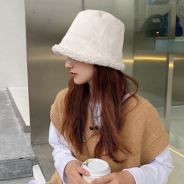 アイボリー | バケットハット レディース 暖かい 秋冬 | Miniministore