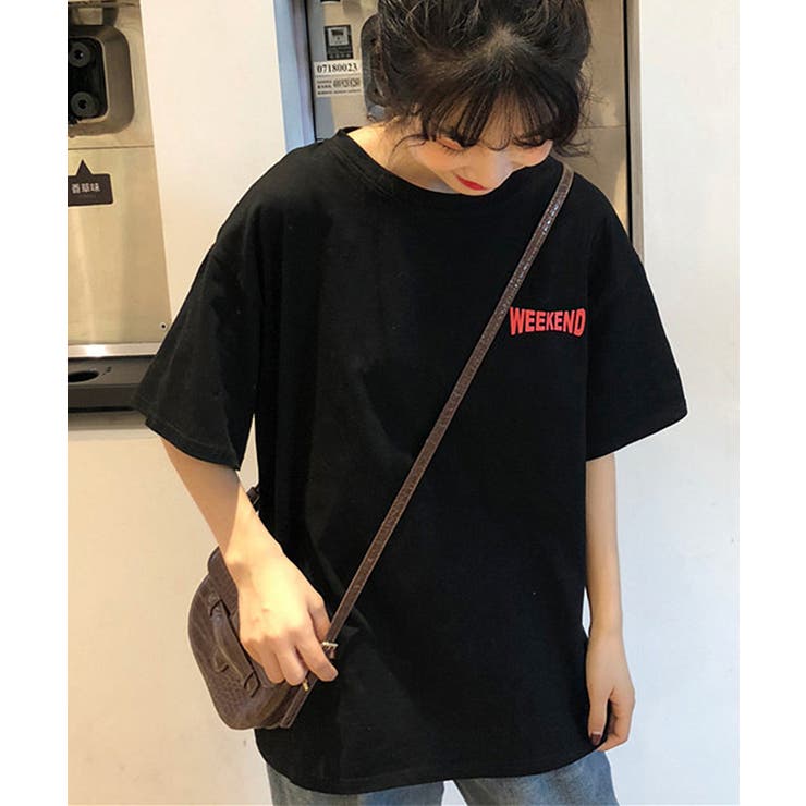 プリントTシャツ 半袖 新作 韓国風夏服 | Miniministore | 詳細画像15 