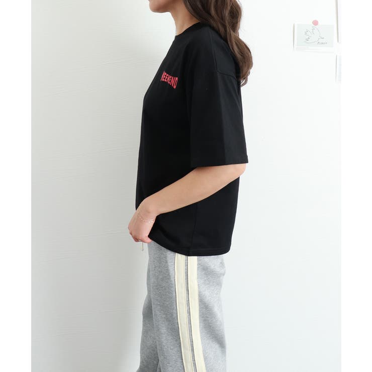プリントTシャツ 半袖 新作 韓国風夏服 | Miniministore | 詳細画像21 