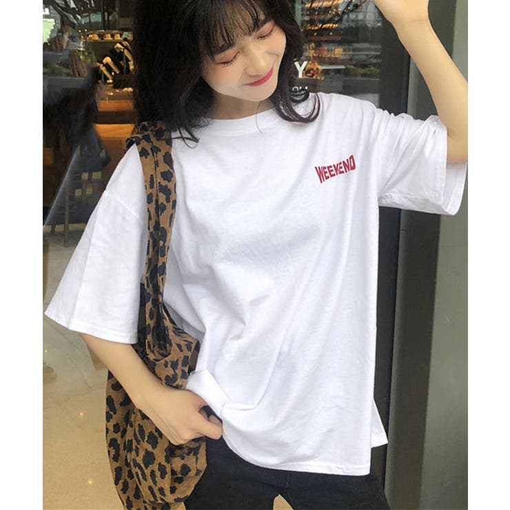 プリントTシャツ 半袖 新作 韓国風夏服 | Miniministore | 詳細画像4 