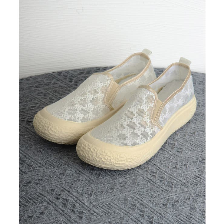 厚底 メッシュスリッポン 軽量スニーカー | Miniministore | 詳細画像10 
