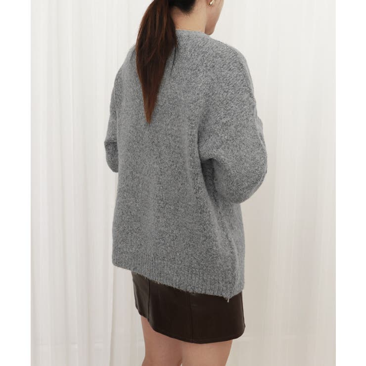 リボン柄ニット セーター プルオーバー | Miniministore | 詳細画像17 